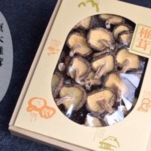 【上撰/箱入り】肉厚原木乾燥椎茸（熊本・阿蘇産）