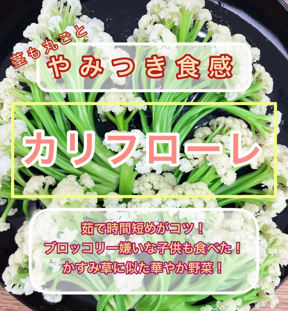 今が旬❗️ 爆食注意❗️甘いキャベツと茎まで美味しいカリフローレ