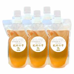 紀州完熟南高梅 梅シロップ【紀州の雫】5本セット｜やまと農園（和歌山県みなべ町）