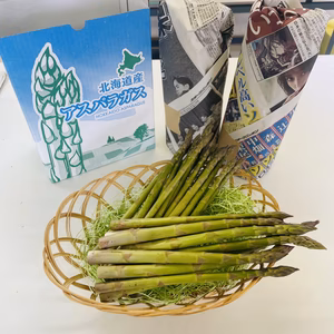 ‼️激甘&太い&お得‼️早朝に採れた北海道のグリーンアスパラ