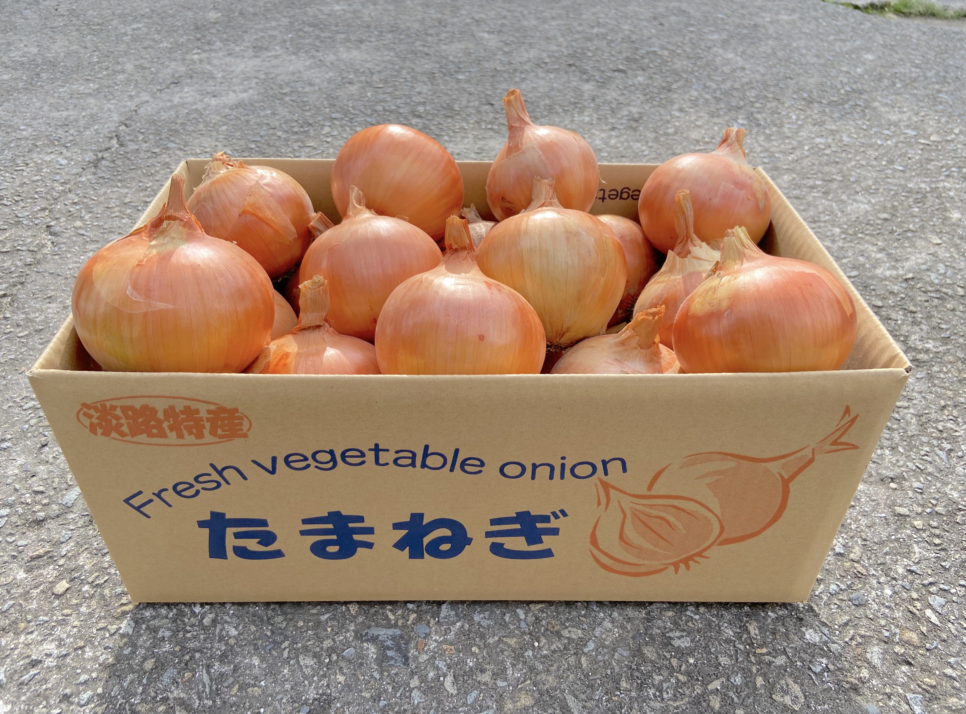 [淡路島産]加熱すると甘くて美味しい完熟玉ねぎ !! 3kg(約9個)