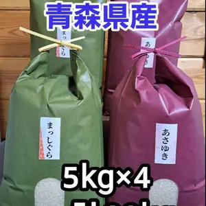 送料無料‼食べ比べセット令和5年青森県産まっしぐら&あさゆき各5kg×2計20k