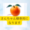 さんちゃん様専用になります 大玉5、小玉5　計10キロ