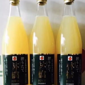ギフト用 減農薬栽培　premium林檎juice 各種　3本セット