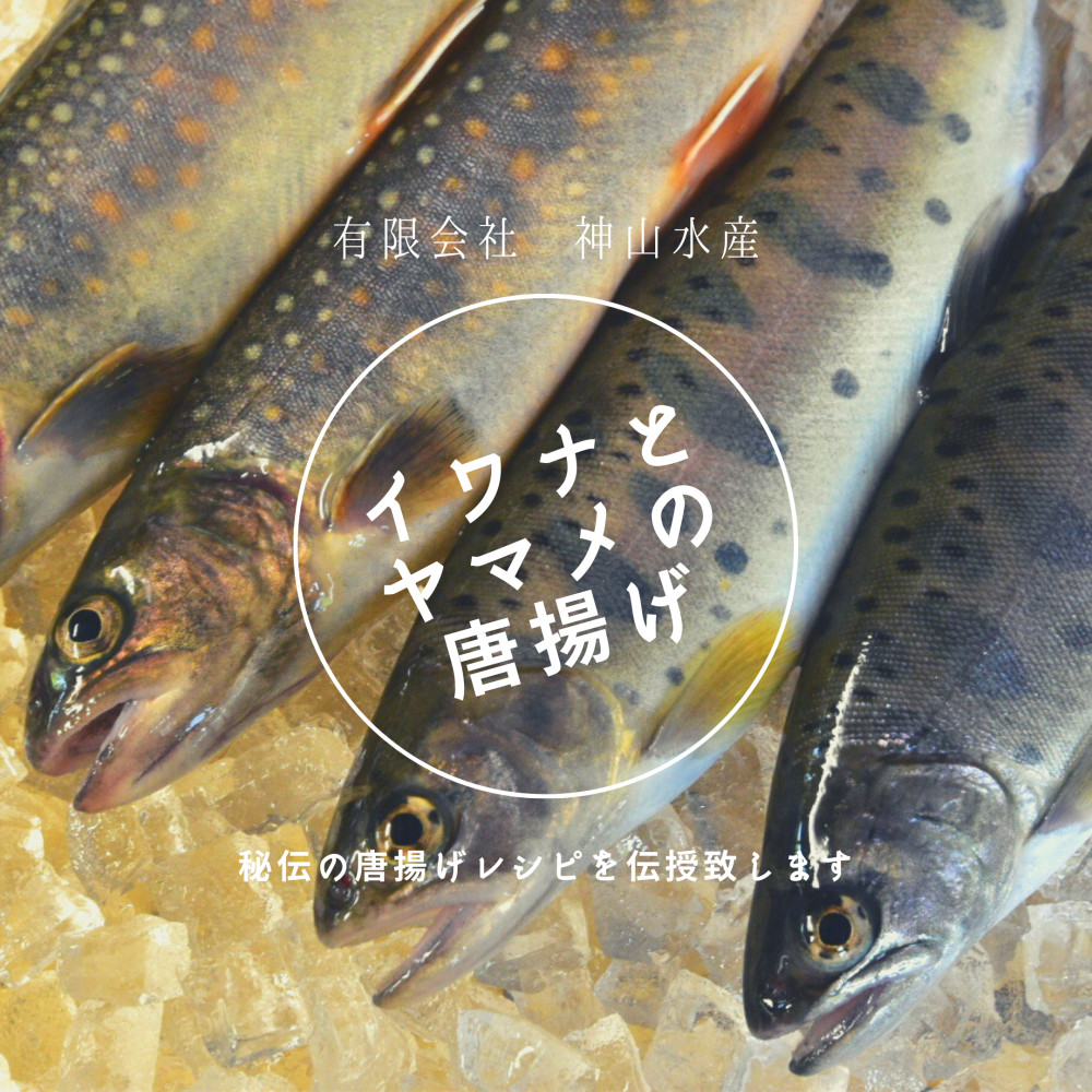 君とビールと唐揚げで乾杯！】イワナとヤマメの唐揚げ｜魚介類の商品