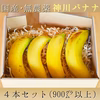皮まで食べられる無農薬国産バナナ(４本以上900㌘以上)