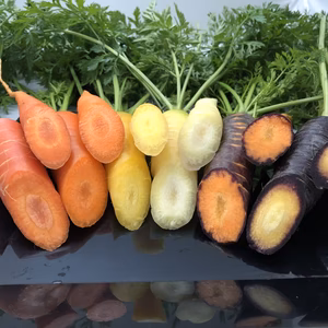 カラフルで甘くて美味しい❣️『ボヌール人参』『もものすけ』『ケールミックス』