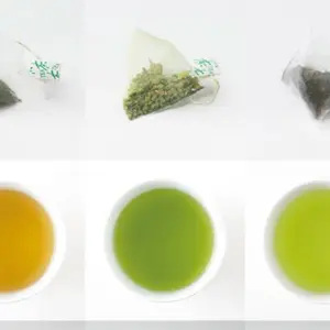 【カップ用ティーバッグ】3種セット/煎茶・ほうじ茶・抹茶入玄米茶