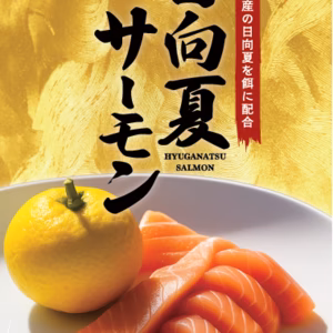 包丁まな板いらず！溶かしてそのまま食べれる 「日向夏サーモン」お刺身用スライス！