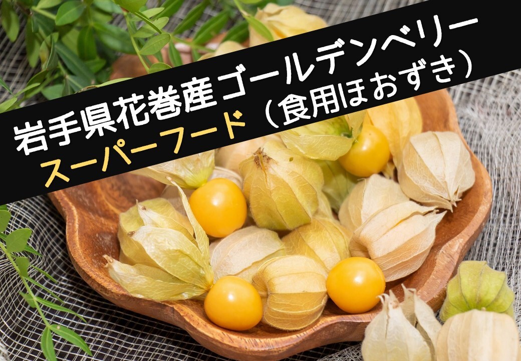 ネクスファームの 食用ほおずき フルーツほおずき 岩手花巻産 約１００ｇ １パック約50g ２パック 減農薬栽培 送料込 代引き不可 冷蔵便 公式通販