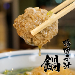 お試し30％OFF！名物【鴨団子鍋】 お好みの市販の鍋汁が美味し鴨鍋に変身