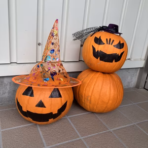 ハロウィンかぼちゃ3個