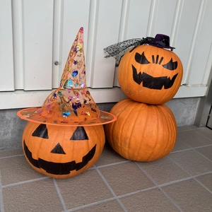 ハロウィンかぼちゃ3個