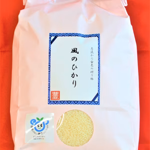 【ポケマル夏ギフト】受注精米5㎏　茨城県産コシヒカリ風のひかり