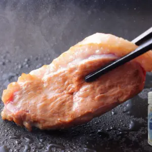 【冷凍】近江鴨(国産合鴨肉）　焼肉用スライス＋オリジナルスパイス塩付