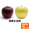 信州産王林&秋映【家庭用 5kg】2種食べ比べセット☆10月上旬頃出荷開始