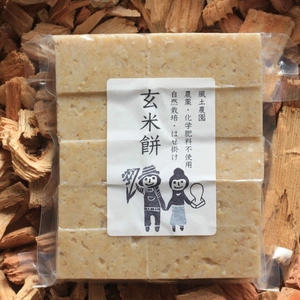 お餅の新定番！突き立て自然栽培餅米の玄米もち（2袋）