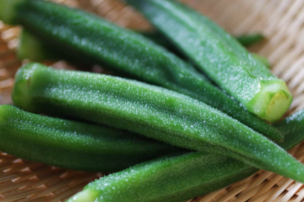 【旬の時季にオクラを急速冷凍しました！】カット下茹済み冷凍オクラ大容量500g