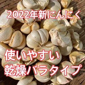バラ【低農薬】和歌山M'sファームで採れた乾燥新にんにく　1㎏・5㎏選べます。