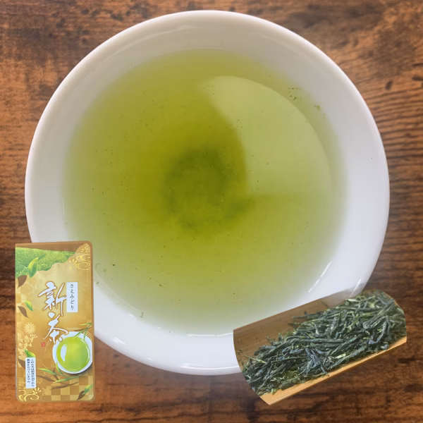 【送料無料】R7年新茶　鮮やかフルーティ　荒茶仕上げさえみどり　