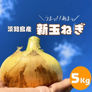 淡路島新玉ねぎ　スイートオニオン　5キロ