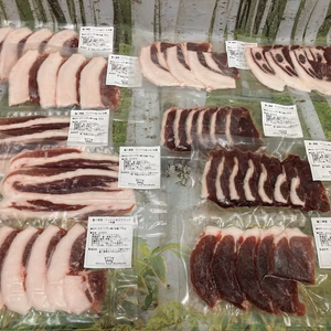 寒い日の焼肉に！イノシシ肉厚切り7種1kg 11/20追加6セット