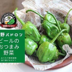 自宅で簡単調理！ビールのおつまみ野菜「遠野パドロン」