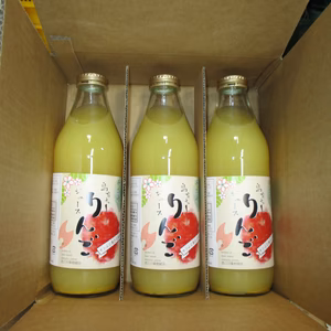 佐渡産！濃厚なリンゴジュ－ス1Ｌ×3本