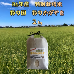 R6年産特別栽培米　彩の国　彩のかがやき　2㎏×1袋