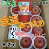 全玉蜜入り◆ご家庭用◆完熟ふじりんご約2kg詰合せ