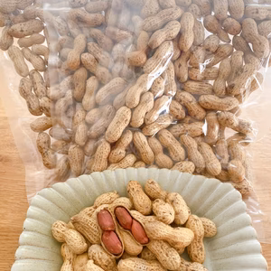 自然栽培野菜(8品)と煎り落花生のセット【農薬・肥料不使用】