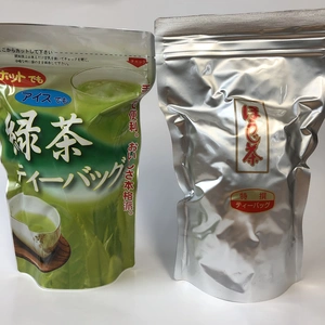 全国一律送料（沖縄を除く）緑茶Ｔ・Ｂ5ｇ40個ほうじ茶Ｔ・Ｂ３ｇ40個