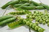 早春季限定販売！莢込みぶち甘グリンピース‼　農薬不使用（無農薬）
