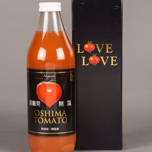大島トマトジュース1本箱　無塩・無添加100% 糖度9℃
