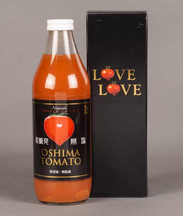 大島トマトジュース1本箱　無塩・無添加100% 糖度9℃