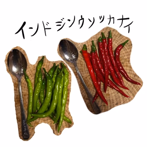 唐辛子インドジンウソツカナイ！選べるおまけ唐辛子付き！
