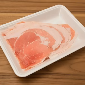 【深い旨味でヘルシー‼】黒豚モモしゃぶしゃぶ《薄さにこだわりました‼》