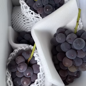 昔からの王道の葡萄ピオーネは硬くてジューシーな食感と美味しさが溢れてきます。