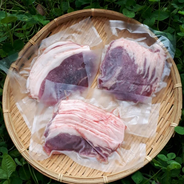 ３種猪肉のジビエ焼肉セット